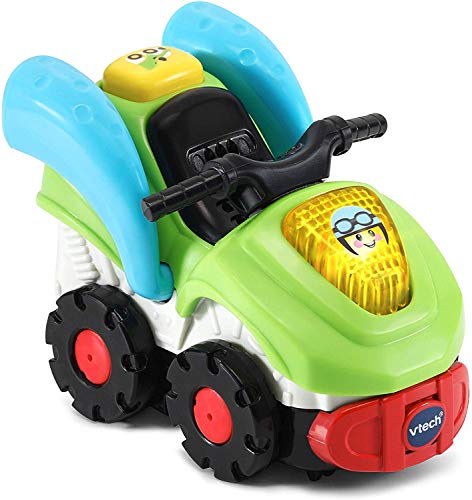 VTech- Andrés el Quad TutTut Bólidos Vehículo Interactivo con Voz, música y Efectos de Sonido, Incluye botón Sorpresa, Multicolor (80-517122)