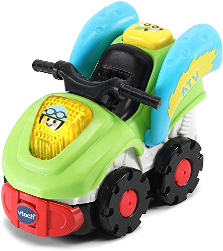 VTech- Andrés el Quad TutTut Bólidos Vehículo Interactivo con Voz, música y Efectos de Sonido, Incluye botón Sorpresa, Multicolor (80-517122)