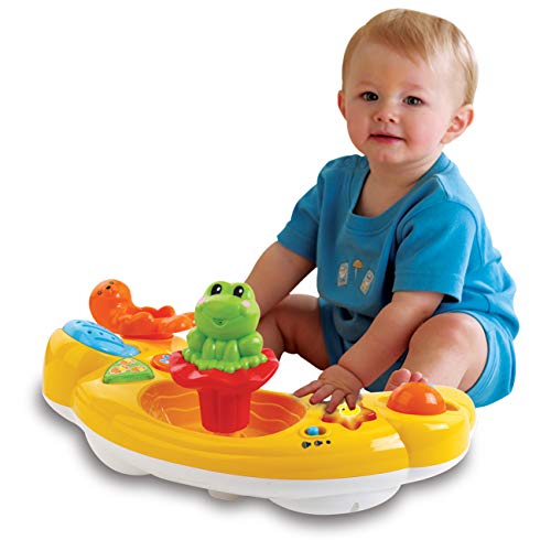 Vtech Aquasilla 2 en 1, silla de baño y panel de actividades, juguete para jugar dentro y fuera del agua, multicolor (80-515422)