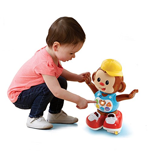 VTech Armando Patinando, Mono Interactivo Que incita al niño a Que le SIGA por Todas Partes, Color Rojo (3480-505922)