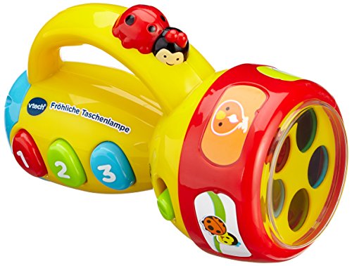 Vtech Baby 80-124004 - Linterna infantil con funciones, varios colores - versión alemana