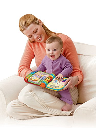 VTech Baby - Primeras canciones, Libro musical infantil con canciones populares para niños, botones para aprender instrumentos y sus sonidos (80-166722)