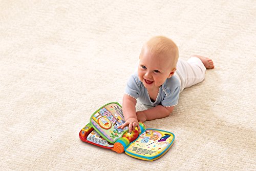 VTech Baby - Primeras canciones, Libro musical infantil con canciones populares para niños, botones para aprender instrumentos y sus sonidos (80-166722)