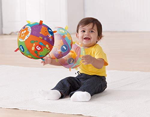 VTech- Bola cantarina Pelota Interactiva de Tela con Más de 50 Canciones, Multicolor, 24.9 x 14.0 x 8.9 (3480-166122)