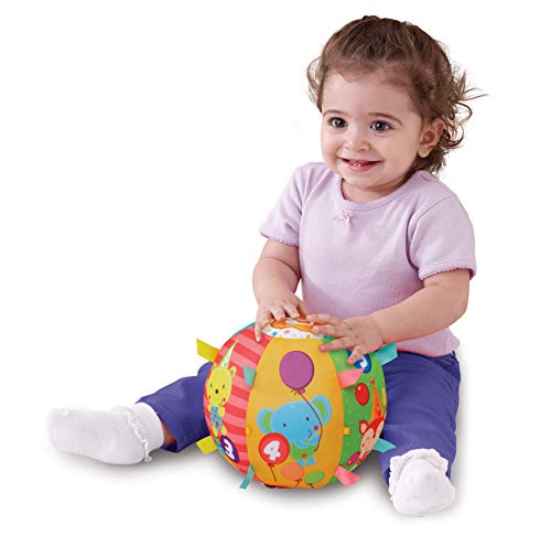 VTech- Bola cantarina Pelota Interactiva de Tela con Más de 50 Canciones, Multicolor, 24.9 x 14.0 x 8.9 (3480-166122)