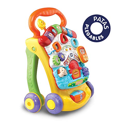 Vtech - Correpasillos Andandín 2 En 1, Diseño Mejorado, Andador Bebé Interactivo Plegable  Versión Española SPB