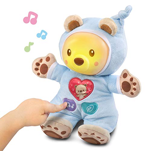 VTech- Cuco Cuna Muñeco Infantil con Relajantes Melodías, Canciones y Sonidos de la Naturaleza, Suave Luz Noche, Multicolor (3480-502122)