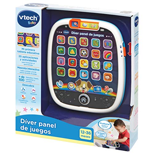 VTech- Diver Juegos Actividades electrónico Interactivo con Panel táctil (3480-602922)