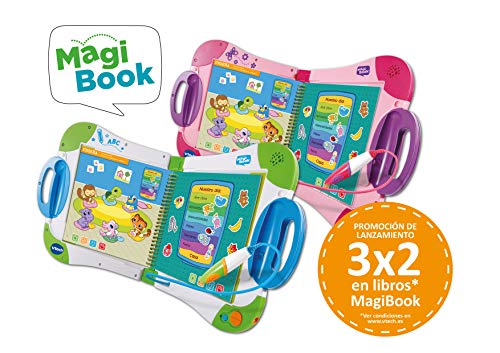 VTech – Libro para Magibook Formas y colores, Aprende en casa, Desarrollo de la creatividad con más de 40 actividades y cientos de interacciones, Nivel 1, 2-5 años (3480-480522)