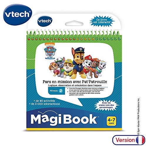 VTech MagiBook Livre La Pat' Patrouille - Juegos educativos (Multicolor, Niño/niña, 4 año(s), 7 año(s), Francés, 178 mm)