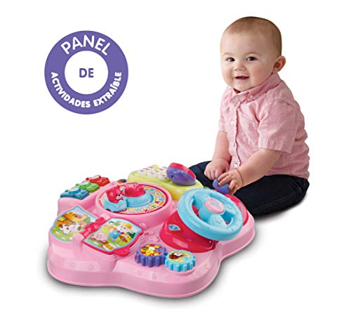 Vtech- Mesita Infantil Estrella Bilingüe, Color rosa (3480-181557)