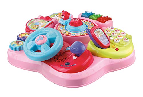 Vtech- Mesita Infantil Estrella Bilingüe, Color rosa (3480-181557)