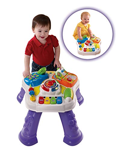 Vtech- Mesita parlanchina 2 en 1, SPB, Color morado (80-148067)