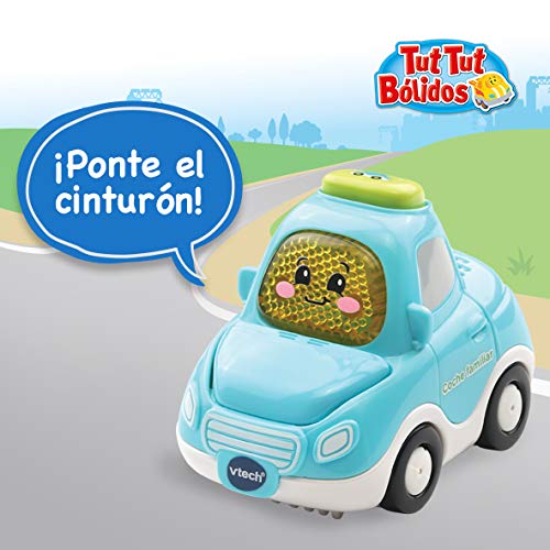 VTech- Pilar Coche Familiar TutTut Bólidos Vehículo Interactivo con Voz, música y Efectos de Sonido, Incluye botón Sorpresa, Multicolor (80-514122)