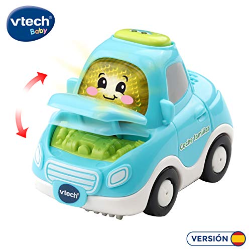 VTech- Pilar Coche Familiar TutTut Bólidos Vehículo Interactivo con Voz, música y Efectos de Sonido, Incluye botón Sorpresa, Multicolor (80-514122)