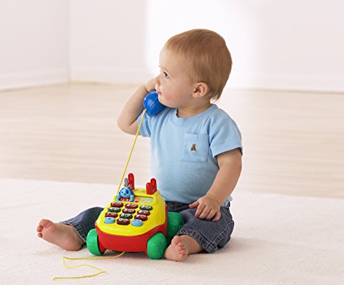 VTech- Teléfono Interactivo Infantil con luz y Voz (3480-068422)