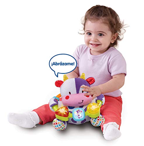 VTech- Vaca muusical Peluche Interactivo de Bebe con Suaves, Multicolor, única (3480-166022)