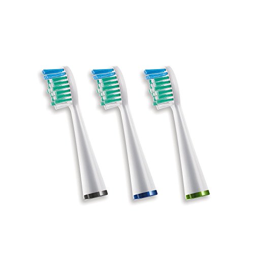 Waterpik SRRB-3E cepillo de dientes - Cabezal (Verde, Azul, Color blanco)