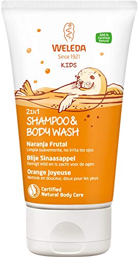 WELEDA 2 en 1 Champú y Gel de Ducha Naranja Frutal   (1x 150 ml)