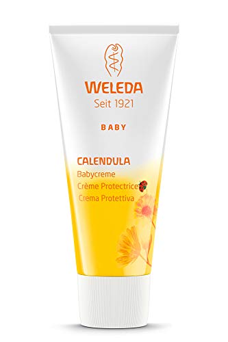 Weleda Calendula 75ml - baby creams (Soothing, Water (Aqua), Prunus Amygdalus Dulcis (Sweet Almond) Oil, Sesamum Indicum (Sesame) Seed Oil, Zinc Ox, Apply to the whole nappy area after careful cleaning.)