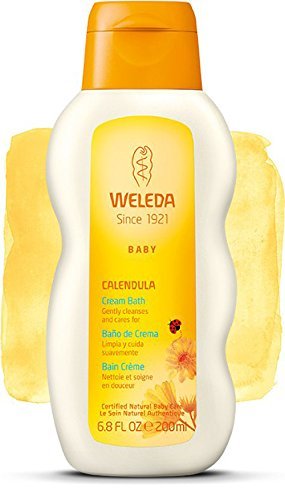 Weleda Caléndula, Baño de Crema, Sin Aclarado, (200 ml)