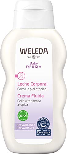 WELEDA Leche Corporal de Malva Blanca (1 x 200 ml) - 200 ml.