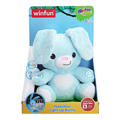 winfun - Conejito de peluche luz y sonidos (46306)