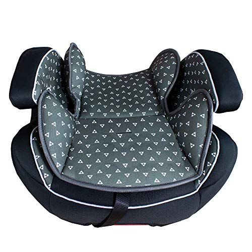 XOMAX XL-518 Silla de coche con ISOFIX I creciendo con usted I 9-36 kg, 1-12 años, grupo 1/2/3 I Arnés de 5 puntos y arnés de 3 puntos I Funda desmontable y lavable I ECE R44/04 I gris/negro