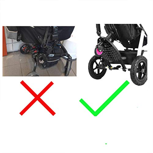 Yajiun Plataforma Carrito Bebe con Asiento,Patinete Silla Paseo,Asiento Extraíble Y Montaje,35x26cm