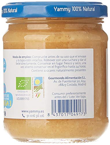 Yammy, Potito Ecológico de Frutas (Manzana, Ciruela, Avena) - 12 de 195 gr. (Total 2340 gr.)