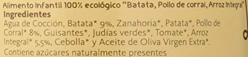 Yammy, Potito Ecológico de Pollo (Batata, Pollo de Corral, Arroz Integral) - 12 de 195 gr. (Total 2340 gr.)