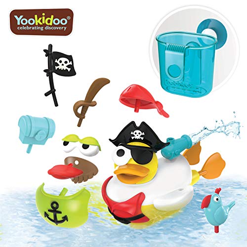 Yookidoo Jet Duck Crea un Pirata - Juguete de Baño, Multicolor