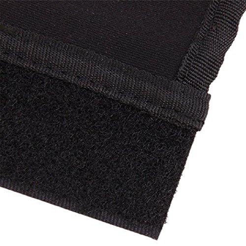 Yosoo - 2 pares de fundas para manillar de cochecito de bebé, de neopreno, color negro