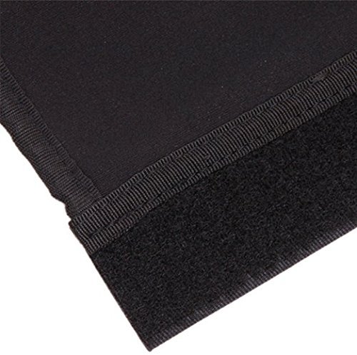 Yosoo - 2 pares de fundas para manillar de cochecito de bebé, de neopreno, color negro