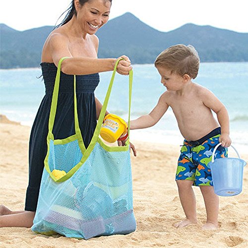 Youkara Juguetes para La Playa de Los Niños Al Aire Libre Bolsa de Almacenamiento Rápido Bolsa de Red Cáscara del Bebé Bolsa de Red de Almacenamiento de Concha de Playa