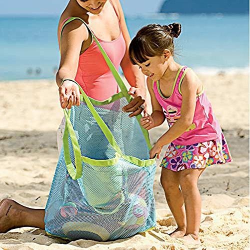 Youkara Juguetes para La Playa de Los Niños Al Aire Libre Bolsa de Almacenamiento Rápido Bolsa de Red Cáscara del Bebé Bolsa de Red de Almacenamiento de Concha de Playa