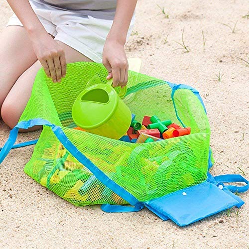 Youkara Juguetes para La Playa de Los Niños Al Aire Libre Bolsa de Almacenamiento Rápido Bolsa de Red Cáscara del Bebé Bolsa de Red de Almacenamiento de Concha de Playa