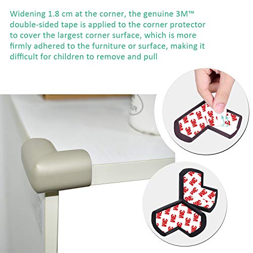 YoungRich 15 Pcs Set,7Pcs animal Protector Puertas Tope Clip Seguridad Bebé Espuma Protector de Puertas Protège dedo Tope Puerta and 8Pcs Protectores de esquinas Table Edge Corner Protectors cushion