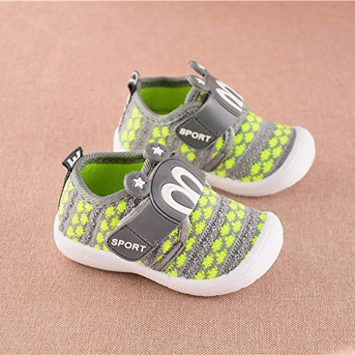 YWLINK Lindo Zapatos De NiñO Orejas De Conejo De Dibujos Animados Zapatos Antideslizante Zapatos De Lona Zapatillas De Deporte Ligero Ocio CóModo Transpirable(Verde,20EU)