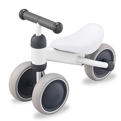 YXZQ Baby Balance Bikes Scooter - Caminante Infantil para bebés, Bicicleta de conducción sin Pedal, Regalo para niños, 3 Ruedas, Primera Bicicleta (Color: Blanco)