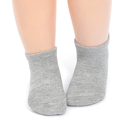 Z-Chen Calcetines Antideslizantes para Bebé Niños (Pack de 12 Pares), Niños, 0-1 Años