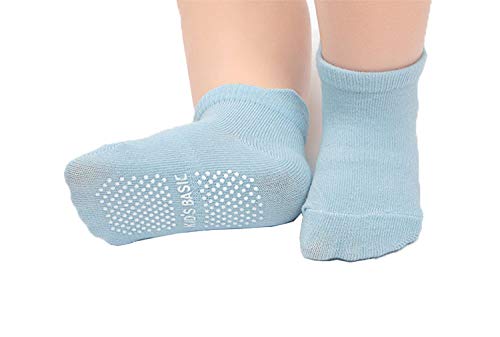 Z-Chen Calcetines Antideslizantes para Bebé Niños (Pack de 12 Pares), Niños, 0-1 Años