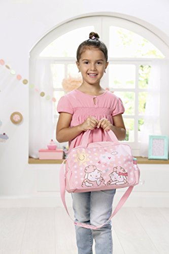 Zapf Baby Annabell Travel Changing Bag Bolsa de pañales para muñecas - Accesorios para muñecas (Bolsa de pañales para muñecas, 3 año(s), Rosa, Blanco, Baby Annabell, Niño, Chica)