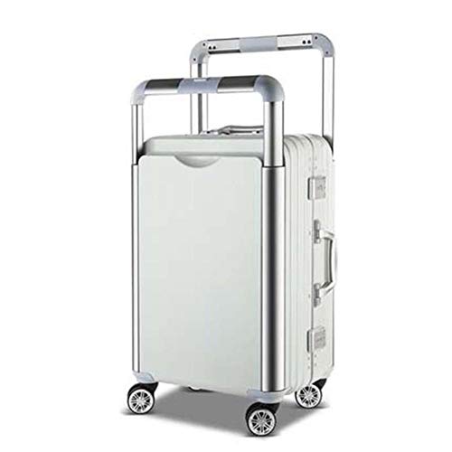 ZSYUN Marco XSuitcase Ruedas de la Carretilla de Las Mujeres de Aluminio Bolsa de Viaje Pareja rodante Equipaje Spinner Hombres Kit de chasis del Coche (Color : NO1, Luggage Size : 24")