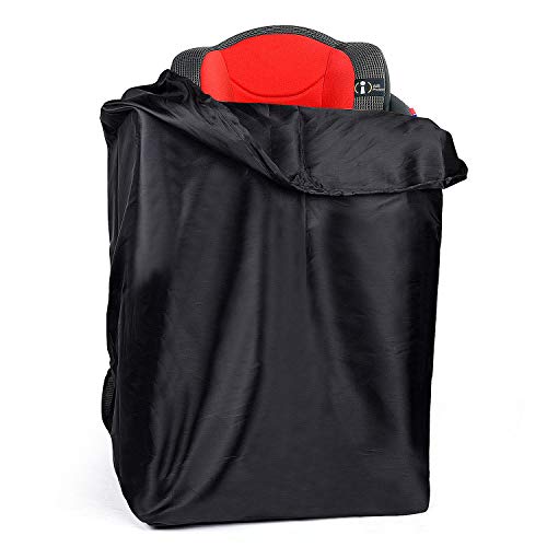 ZWOOS Bolsa de Cochecito de Viaje, Transporte Cochecito Bebé Bolsa Impermeable, Almacenamiento para Avión(Negro)