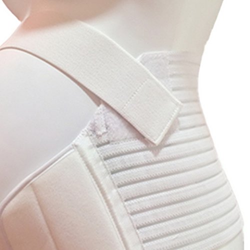 Aivtalk Transpirable Faja de Embarazo Apoyo Lumbar Abdominal para Mujer Embarazada Talla M - Blanco