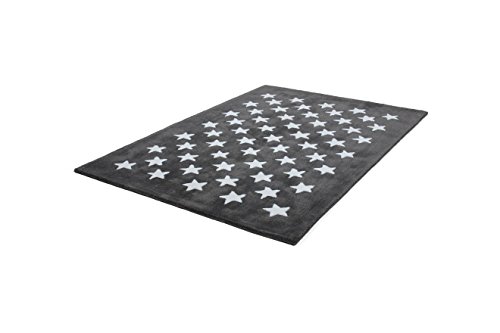 Alfombra niños habitación Carpet Juventud Design Cameroon - Mora Rug Estrellas Modello acrílico 120 cm x 170 cm Beige/Decoraciones Barata Online Comprar