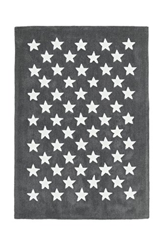 Alfombra niños habitación Carpet Juventud Design Cameroon - Mora Rug Estrellas Modello acrílico 120 cm x 170 cm Beige/Decoraciones Barata Online Comprar