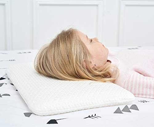 Almohada de espuma para los niños que duerme la almohadilla más lisa de Conforma de la almohadilla Grande para la parte posterior, y los durmientes laterales - regalo adicional 100%