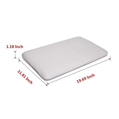 Almohada de espuma para los niños que duerme la almohadilla más lisa de Conforma de la almohadilla Grande para la parte posterior, y los durmientes laterales - regalo adicional 100%